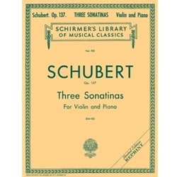 3 Sonatinas, Op. 137 - Violin and Piano