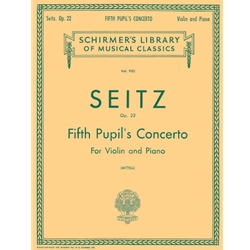 Pupil's Concerto No. 5 in D Major, Op. 22 - Violin and Piano