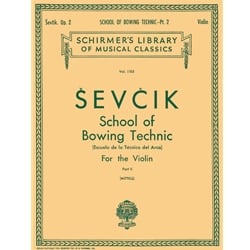 School of Bowing Technic, Op. 2, Part 2 - Violin