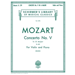 Concerto No. 5 in A Major, K. 219 - Violin and Piano