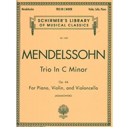 Trio in C minor, Op. 66 - Piano, Violin and Cello