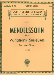 Variations Serieuses, Op. 54 - Piano