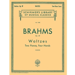 Waltzes, Op. 39 - 2 Pianos, 4 Hands
