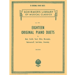 18 Original Piano Duets - 1 Piano 4 Hands