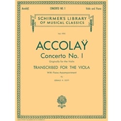 Concerto No. 1 - Viola and Piano