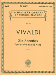 6 Sonatas - String Bass and Piano