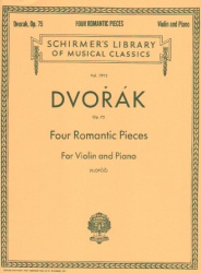 4 Romantic Pieces, Op. 75 - Violin and Piano