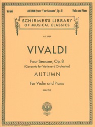Concerto in F Major, Op. 8 No. 3: Autumn from The Four Seasons - Violin and Piano