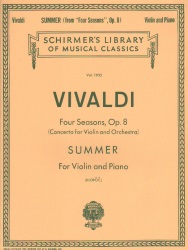 Concerto in G minor, Op. 8 No. 2 "Summer" - Violin and Piano