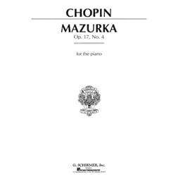 Mazurka, Op. 17, No. 4 in A Minor - Piano Solo