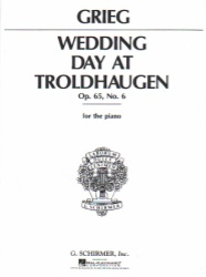 Wedding Day at Troldhaugen - Piano