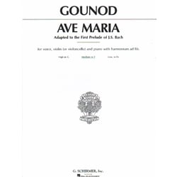 Ave Maria - Mezzo Soprano Voice, Violin (or Cello), and Piano