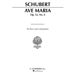 Ave Maria - Medium Low Voice and Piano