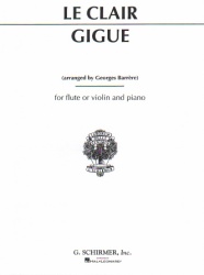 Gigue - Flute or Violin and Piano