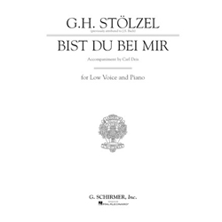 Bist Du Bei Mir - Low Voice and Piano