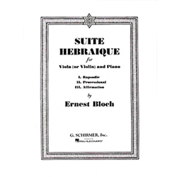 Suite Hebraique - Viola (or Violin) and Piano