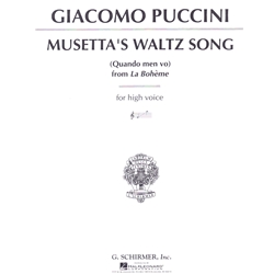 Quando M'en Vo (Musetta's Waltz) - High Voice and Piano