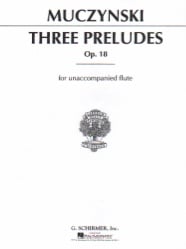 3 Preludes, Op. 18 - Flute Unaccompanied