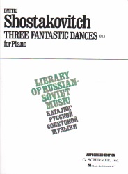 3 Fantastic Dances, Op. 5 - Piano