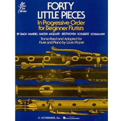 40 Little Pieces in Progressive Order - Flute and Piano