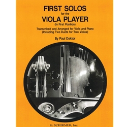 First Solos for the Viola Player - Viola (Solo and Duet) and Piano
