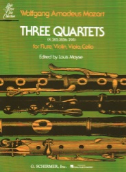 3 Quartets - Flute, Violin, Viola and Cello (Parts)