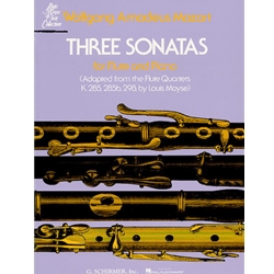 3 Sonatas (from K. 285, 285b, and 298) - Flute and Piano