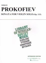 Sonata, Op. 115 - Violin Unaccompanied