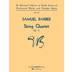 String Quartet, Op. 11 - Study Score
