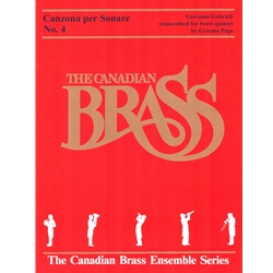 Canzona per Sonare No. 4 - Brass Quintet