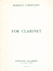 For Clarinet - Clarinet Unaccompanied