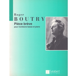 Pièce Brève - Bass Trombone and Piano