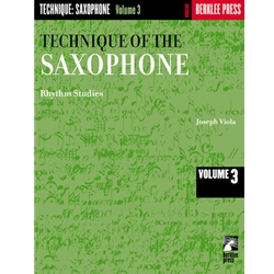 Technique of the Saxophone, Volume 3: Rhythm Studies