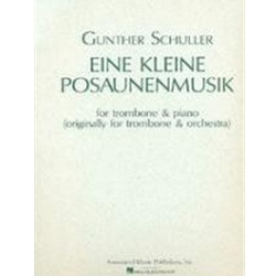 Eine Kleine Posaunenmusik - Trombone and Piano