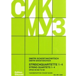String Quartets, Nos. 1-4 (Op. 49, 68, 76, 83) - Study Score