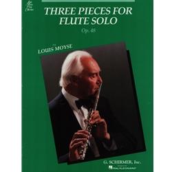 3 Pieces for Flute Solo, Op. 48 - Flute Unaccompanied