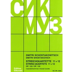 String Quartets, Nos. 11-12 - Study Score