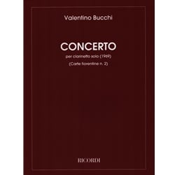 Concerto for Clarinet Solo (Carte fiorentine No. 2) - Unaccompanied Clarinet