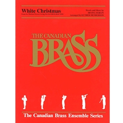 White Christmas - Brass Quintet with Percussion and Optional Keyboard