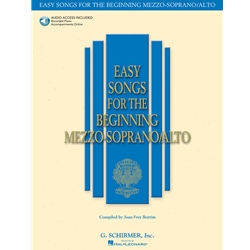 Easy Songs for the Beginning Mezzo-Soprano/Alto, Part 1