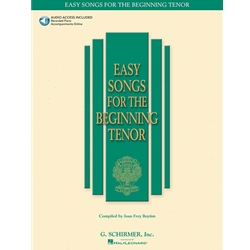 Easy Songs for the Beginning Tenor, Part 1 (Bk/Audio Access)
