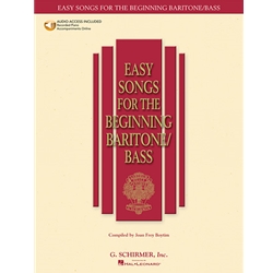 Easy Songs for the Beginning Baritone-Bass