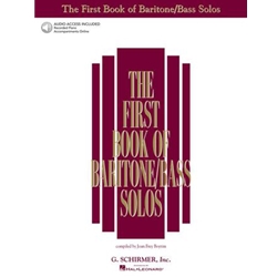 First Book of Baritone-Bass Solos, Part 1 - Book with Audio Access