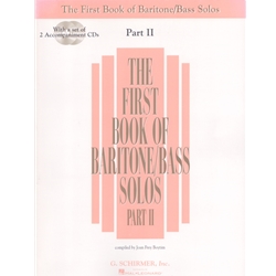 First Book of Baritone-Bass Solos, Part 2 (Bk/CD)