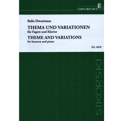 Theme and Variations - Bassoon and Piano