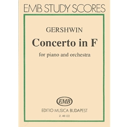 Concerto in F for Piano and Orchestra - Study Score