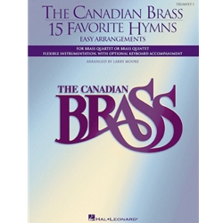 15 Favorite Hymns for Brass Quartet or Quintet - Trumpet 1