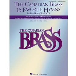 15 Favorite Hymns for Brass Quartet or Quintet - Keyboard