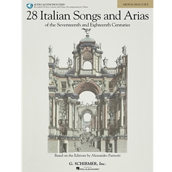 28 Italian Songs and Arias - Medium High Voice (with Audio)
