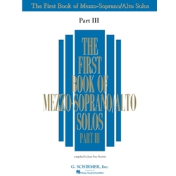 First Book of Mezzo-Soprano/Alto Solos, Part 3